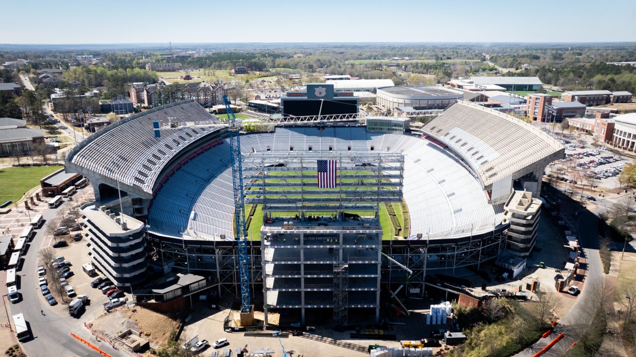 Recently, Wright contributed to the new scoreboard project at Jordan-Hare Stadium.
