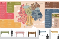 Carson Earls: Eurotopia Map Inside, Land Signs.