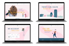 Greer Miceli: Twist Curl Salon Website
