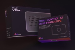 Dōmi Smart Vent and Smart Thermostat Packaging