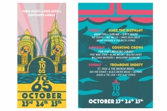 1065 Music Festival Event and Headliner Posters by Nick Hall