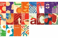 Helvetica House of Cards by Josie Krentz
